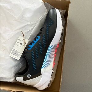 adidas Black and Blue Men's Athletic Shoes